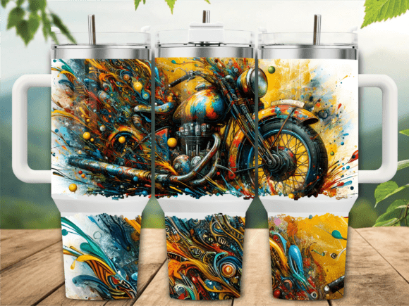 Abstract Paint Splatter 40oz Tumbler Png Review