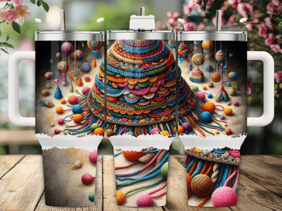 Boho Macrame Texture 40oz Tumbler Wraps Graphics Review