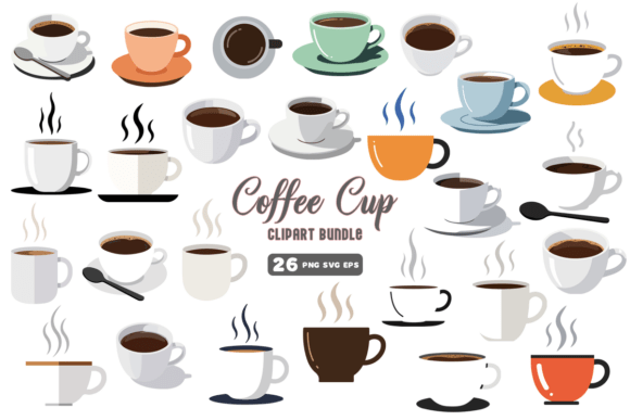 Coffee Cup SVG Bundle – Graphics & Illustrations for Designers