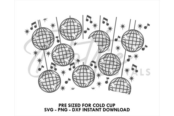 Disco Balls Cold Cup SVG 24oz – Tumbler Wrap Graphics Review