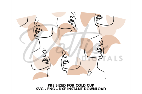 Face Lines Cold Cup SVG 24oz: A Graphics Tumbler Wraps Review