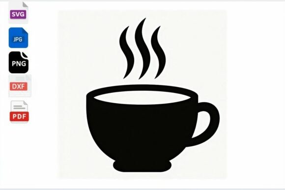 Hot Coffee Cup SVG: Graphics for Crafts & Selling