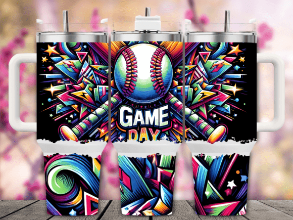 Neon Baseball Game Day Tumbler Wrap Review